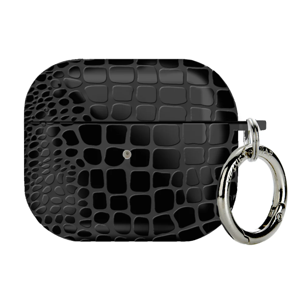 Black Croc AirPod Case - Image 11
