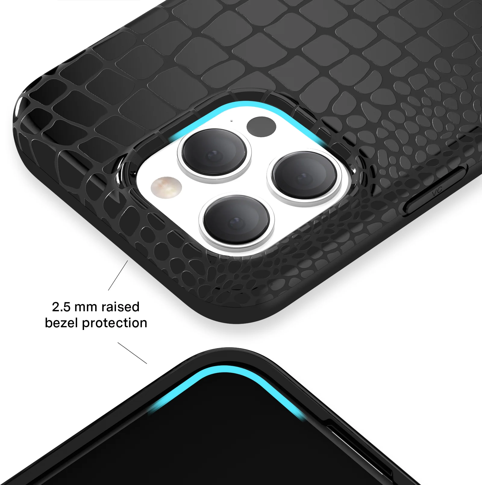 Black Croc iPhone Case - Image 105