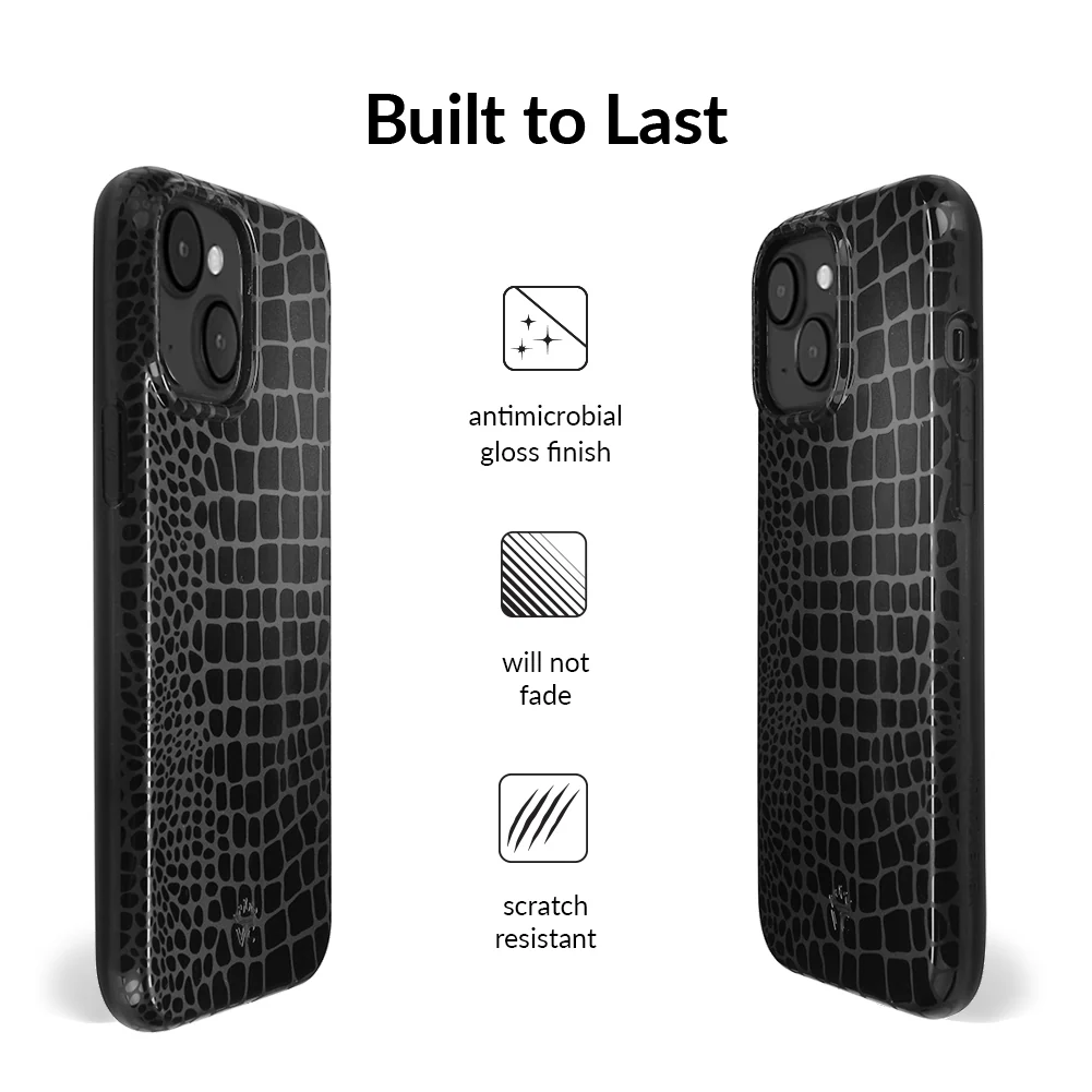 Black Croc iPhone Case - Image 29