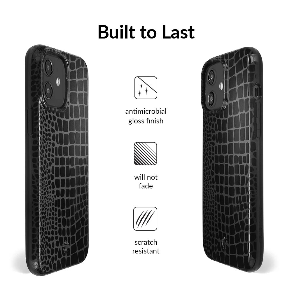 Black Croc iPhone Case - Image 53