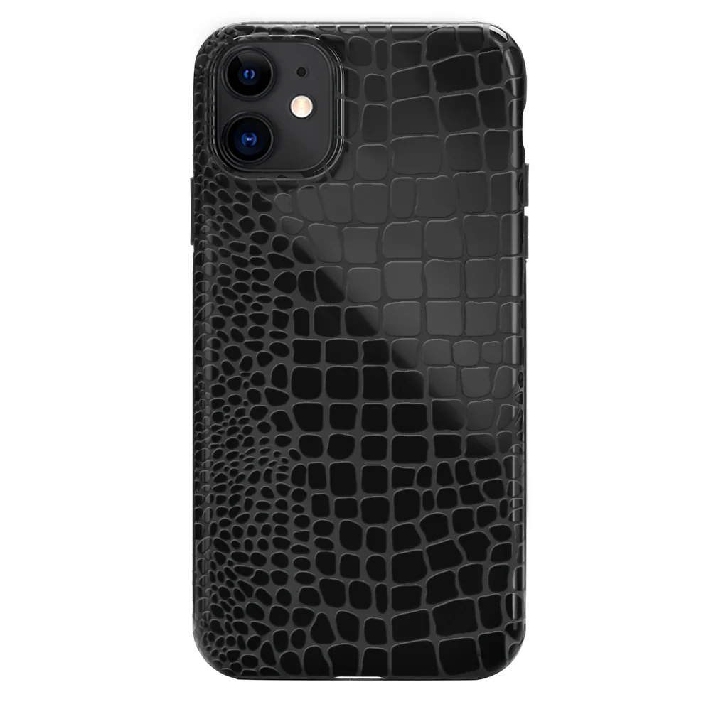 Black Croc iPhone Case - Image 73