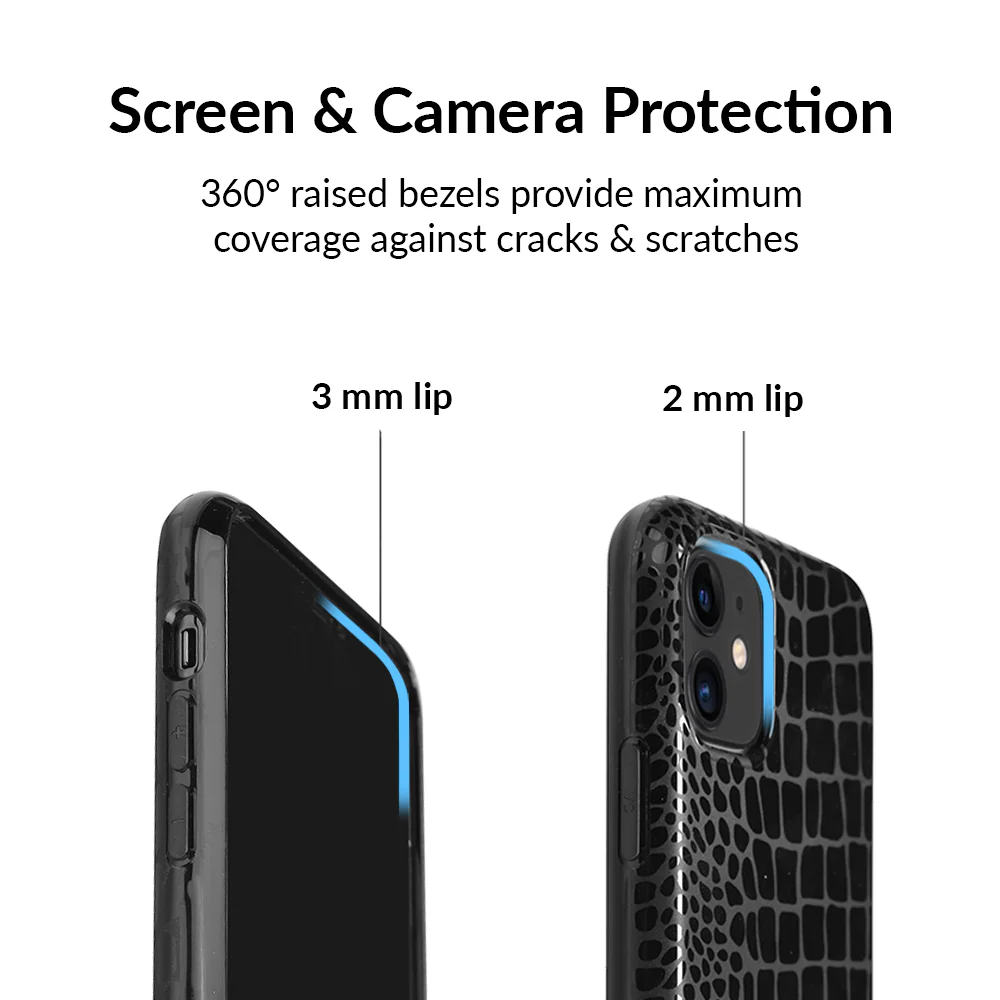 Black Croc iPhone Case - Image 75