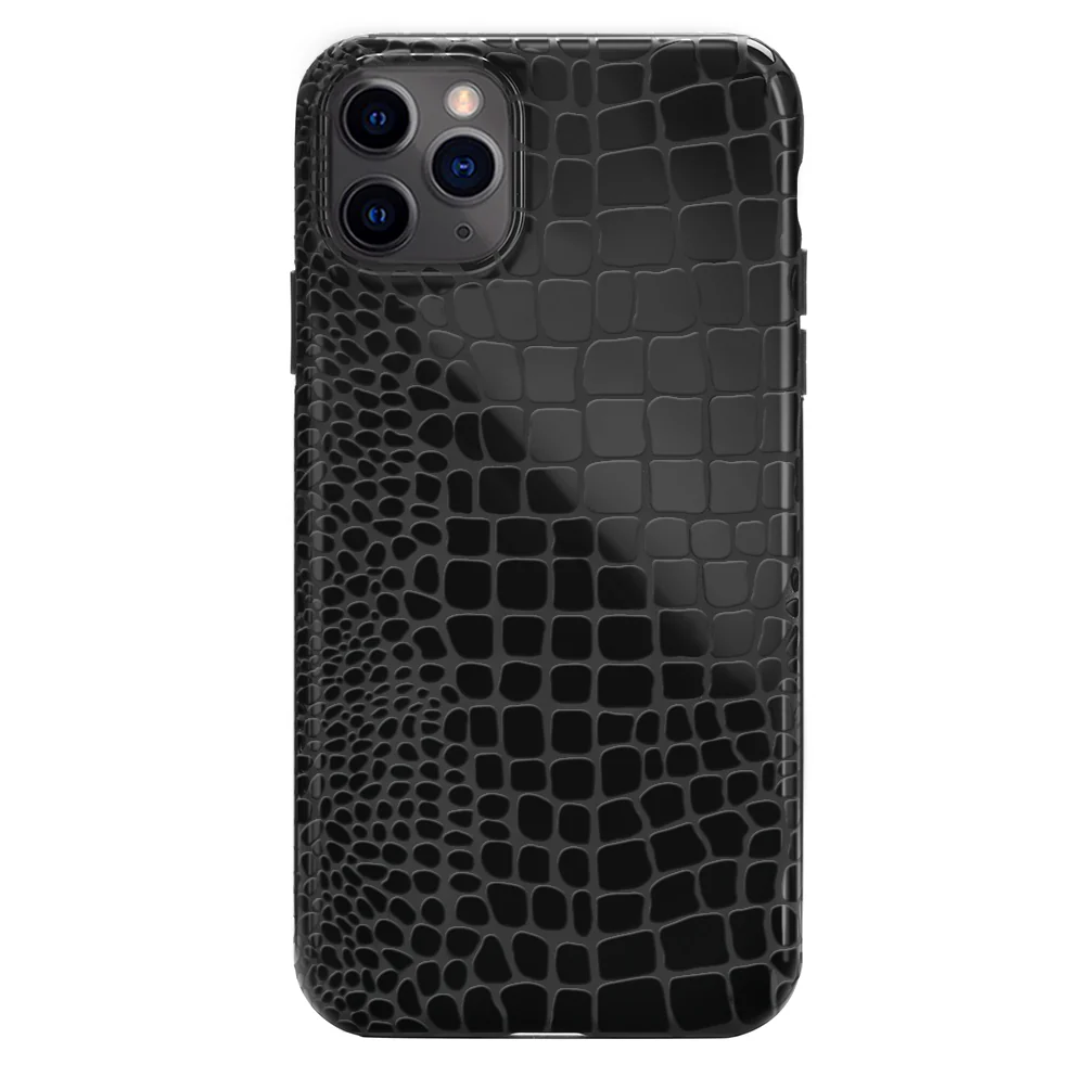Black Croc iPhone Case - Image 85