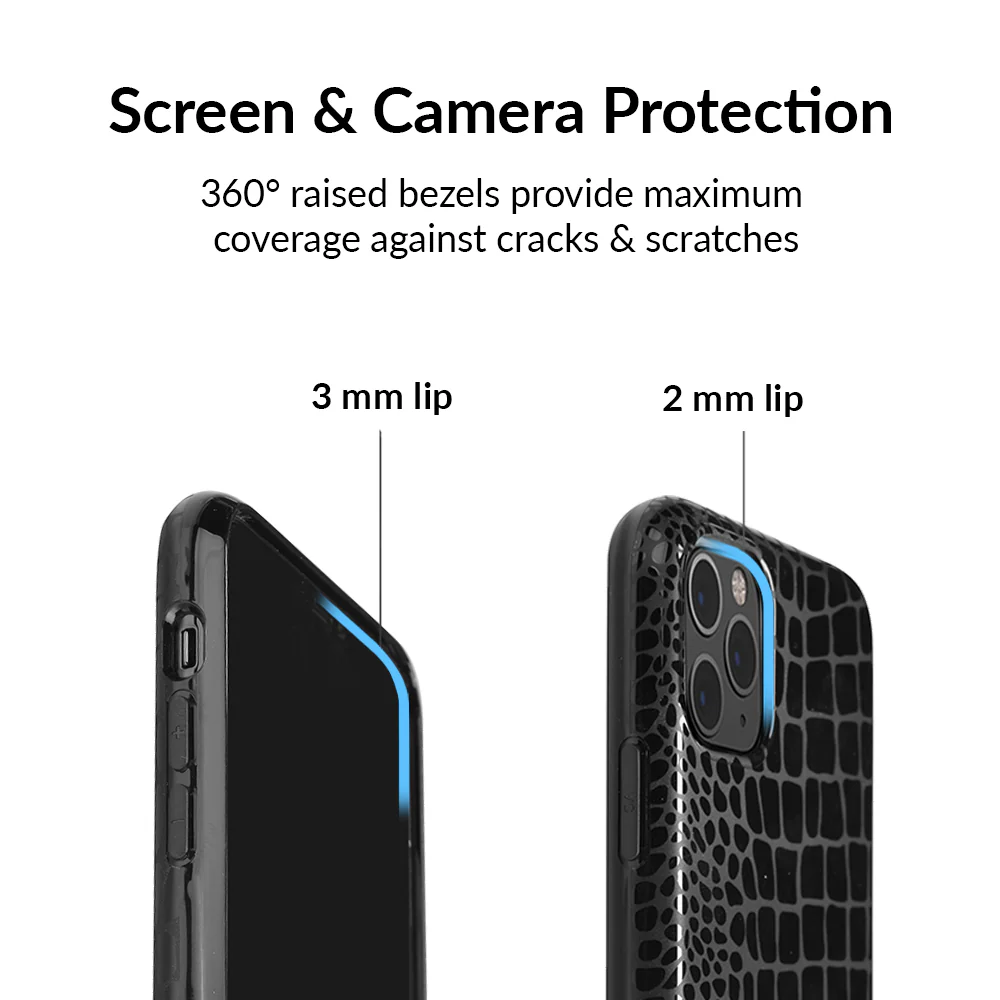 Black Croc iPhone Case - Image 87