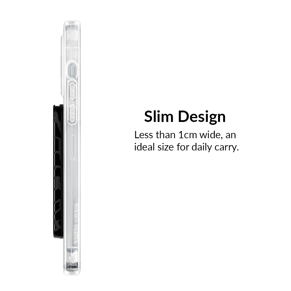 Black Croc MagSafe Wallet - Image 5