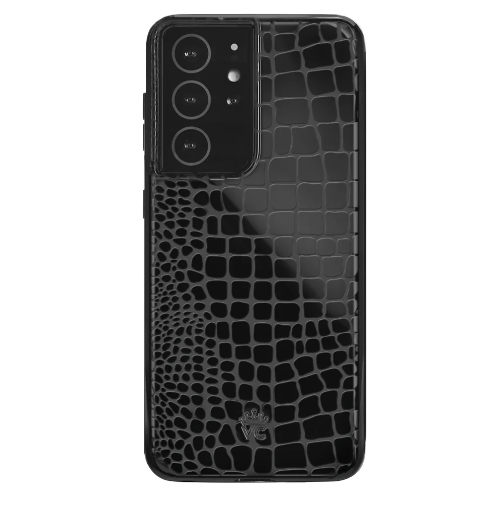 Black Croc Samsung Case - Image 13