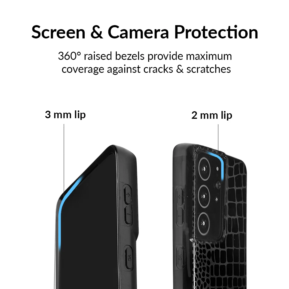 Black Croc Samsung Case - Image 15