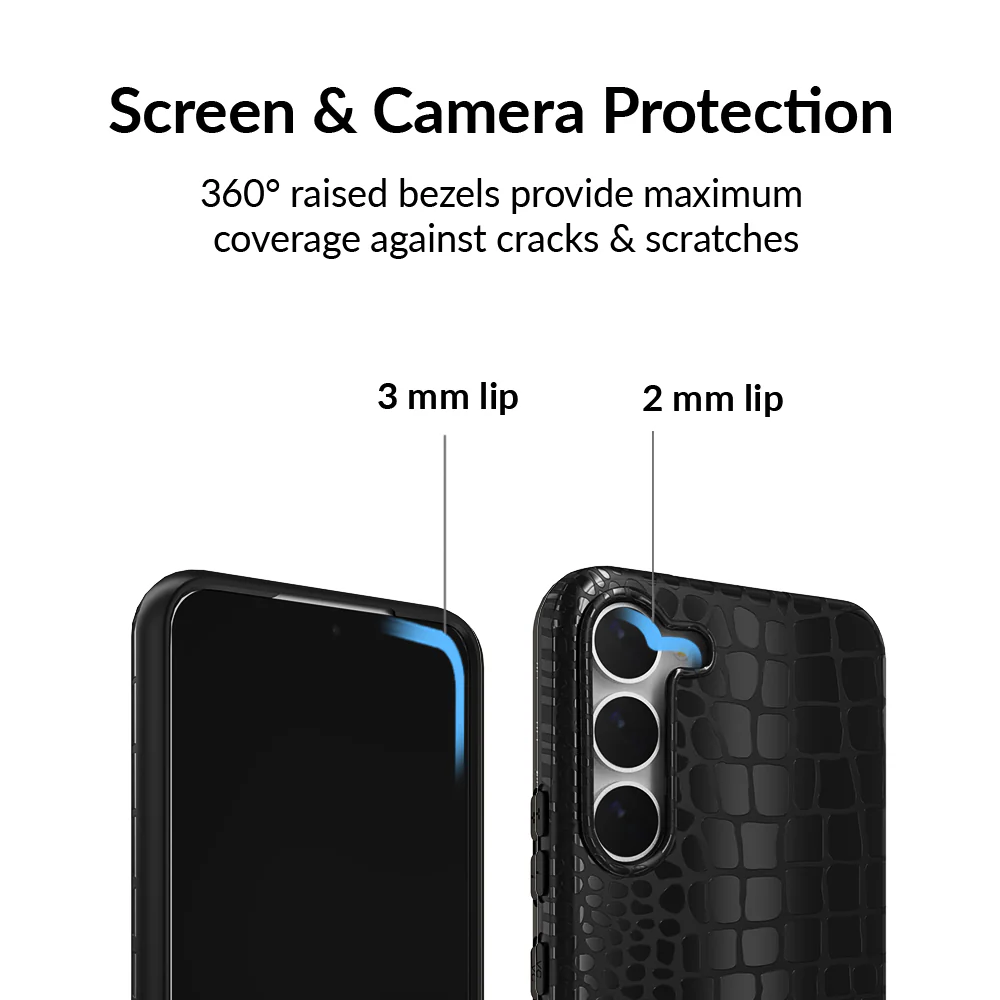 Black Croc Samsung Case - Image 45