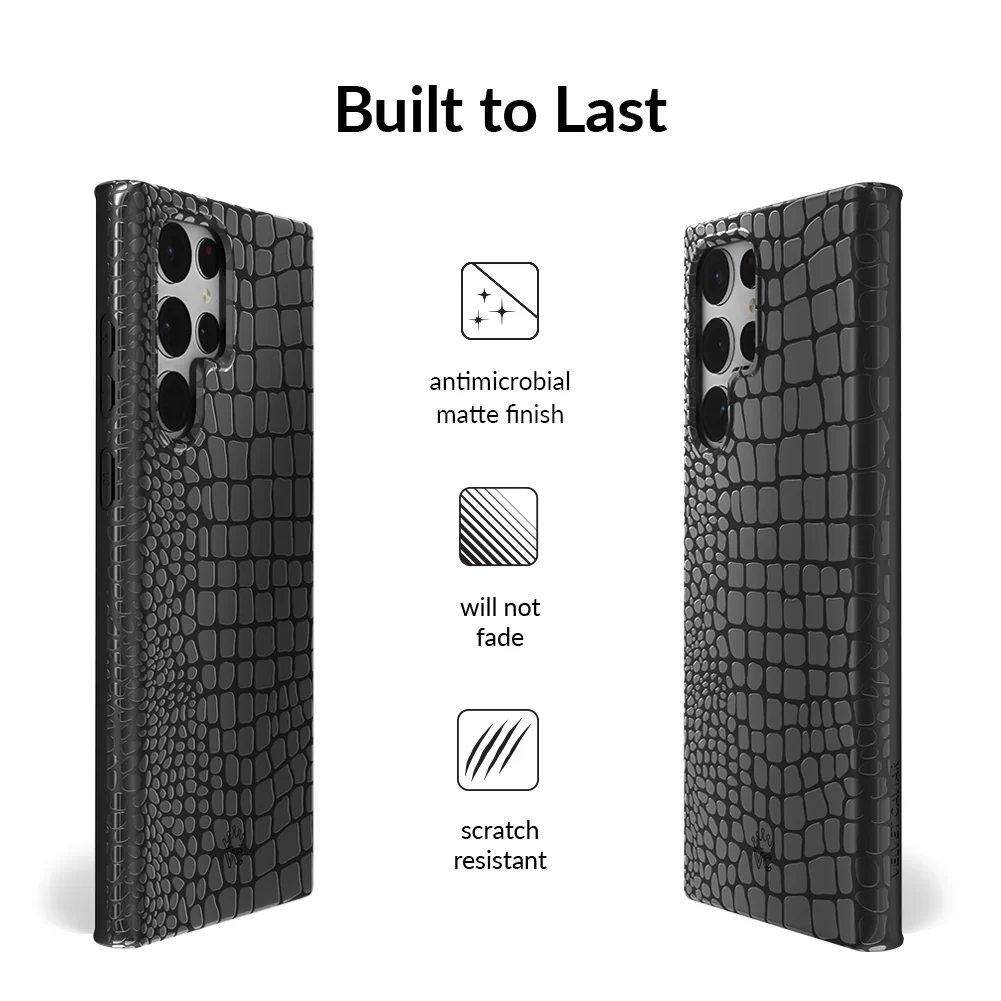 Black Croc Samsung Case - Image 52