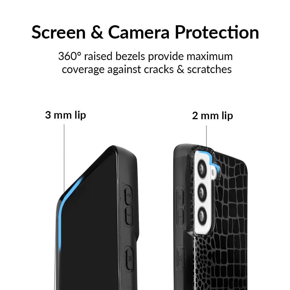Black Croc Samsung Case - Image 9