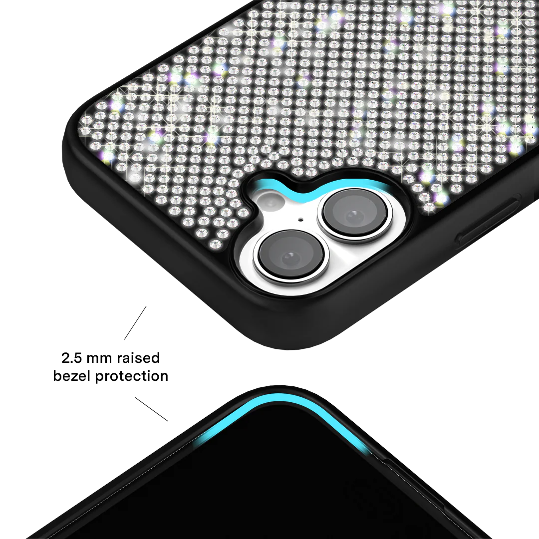 Black Caviar Crystals iPhone Case - Image 13