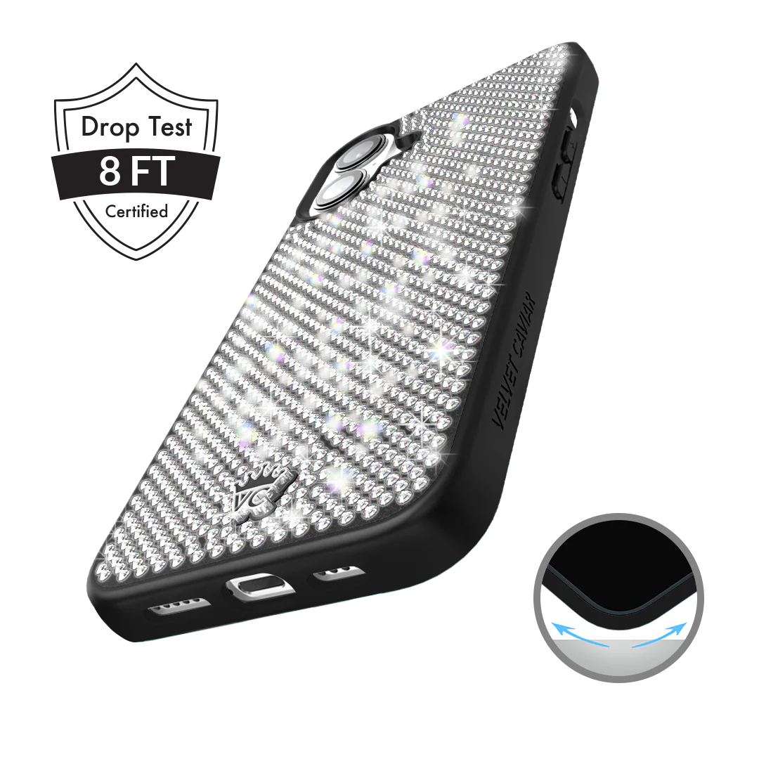 Black Caviar Crystals iPhone Case - Image 14