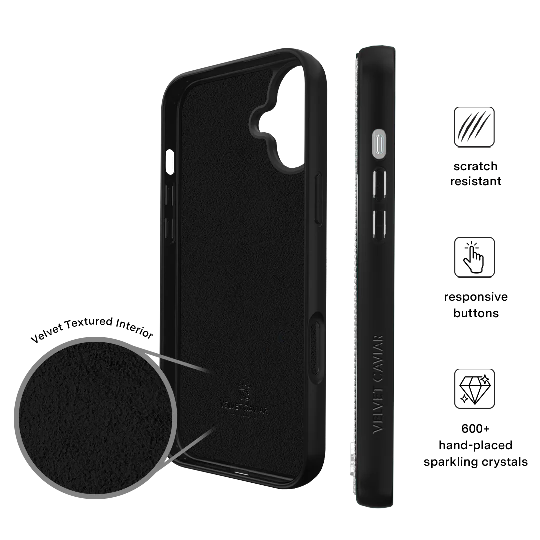 Black Caviar Crystals iPhone Case - Image 20