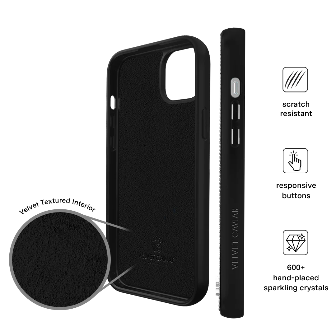 Black Caviar Crystals iPhone Case - Image 75