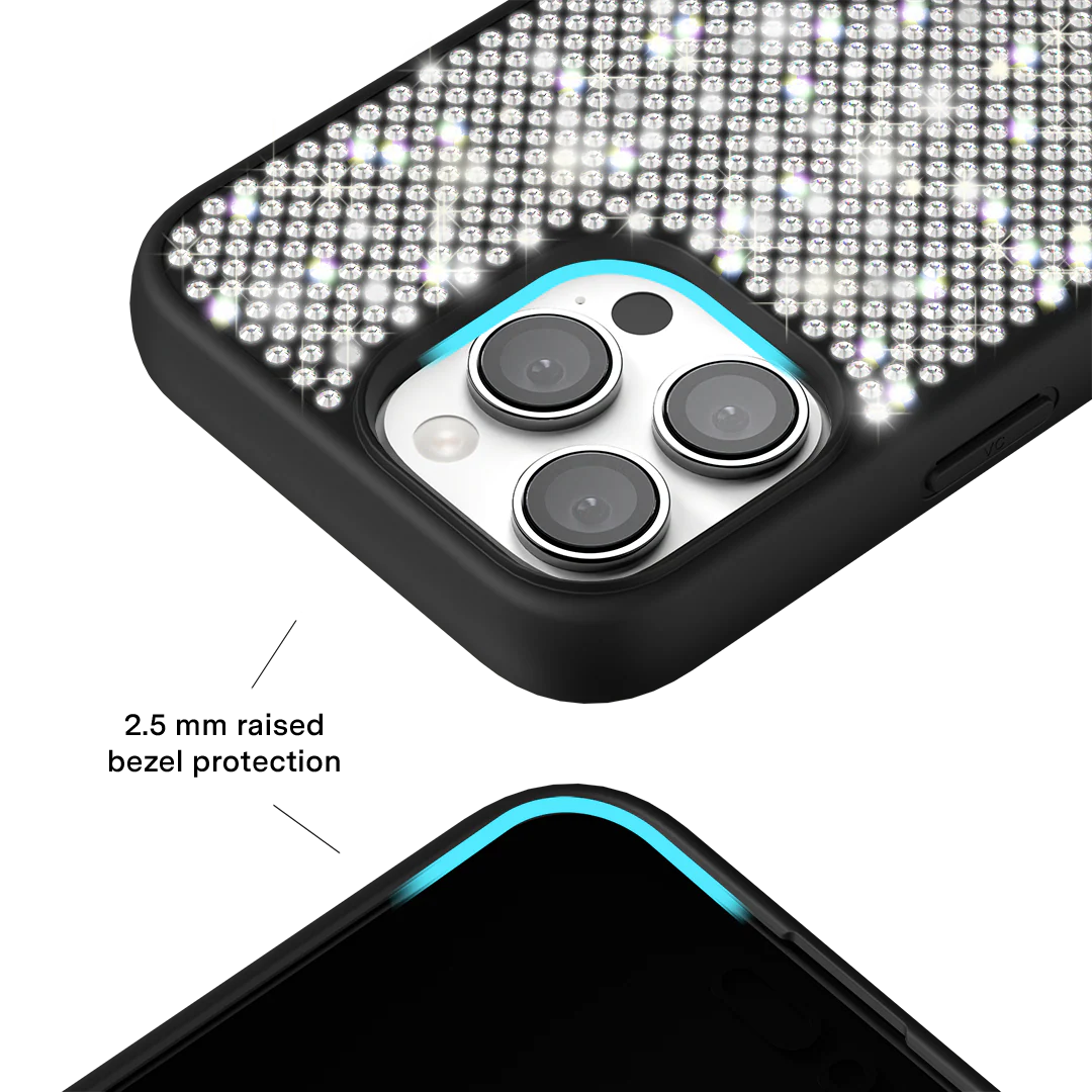 Black Caviar Crystals iPhone Case - Image 8