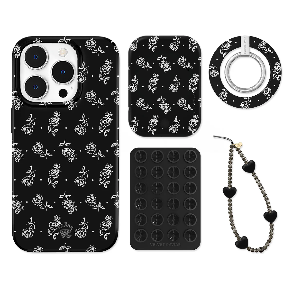 Vintage Roses iPhone Bundle Set - Grip - Image 11