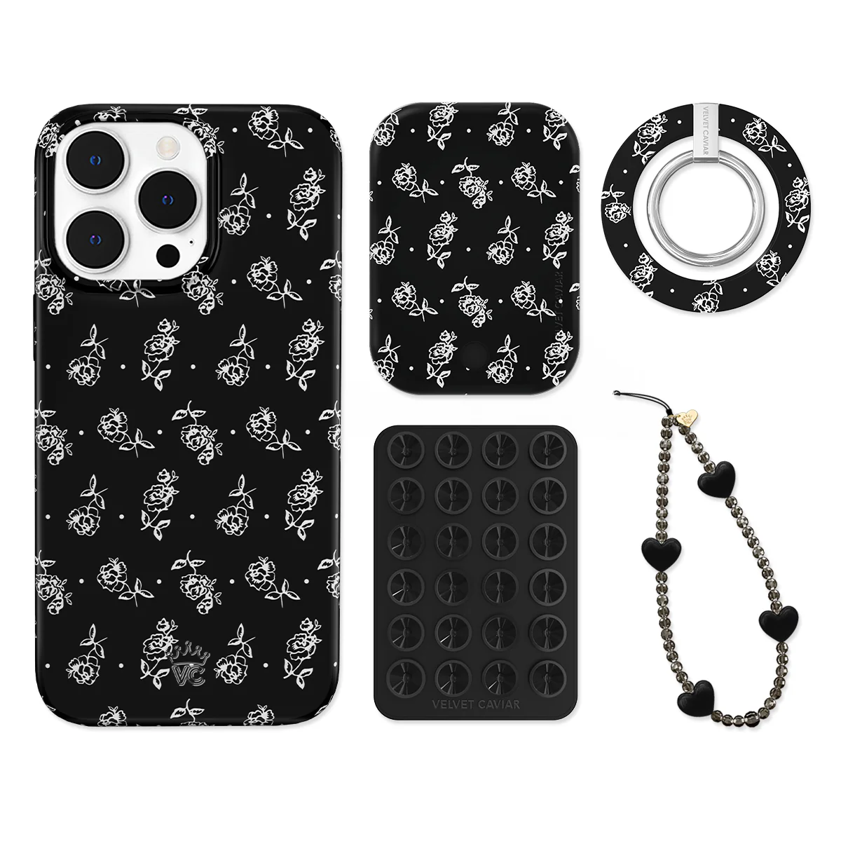 Vintage Roses iPhone Bundle Set - Grip - Image 12