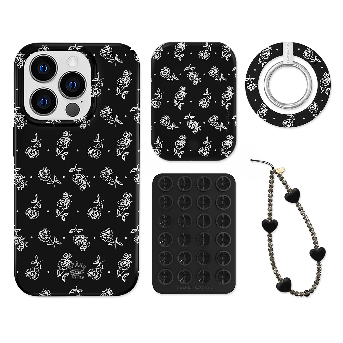 Vintage Roses iPhone Bundle Set - Grip - Image 15