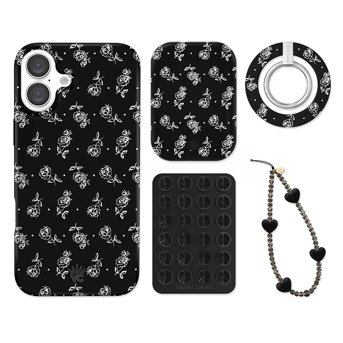 Vintage Roses iPhone Bundle Set - Grip - Image 2