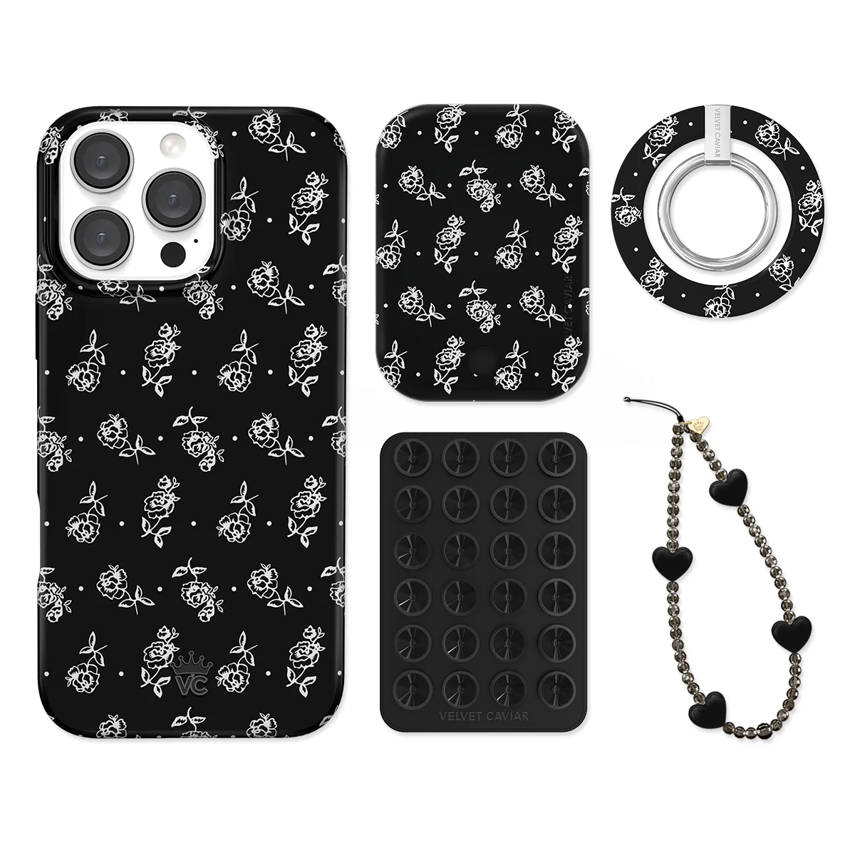 Vintage Roses iPhone Bundle Set - Grip - Image 3