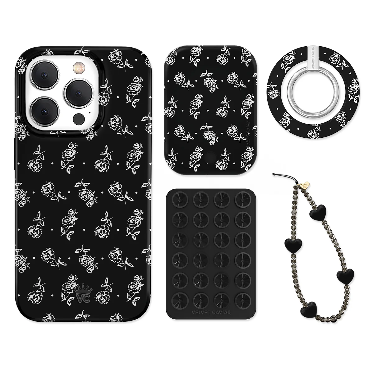 Vintage Roses iPhone Bundle Set - Grip - Image 7
