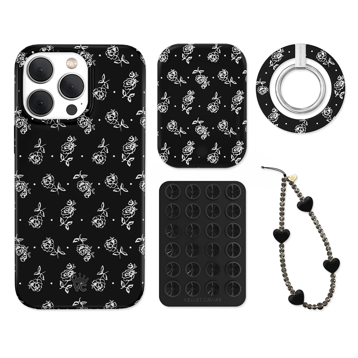 Vintage Roses iPhone Bundle Set - Grip - Image 8