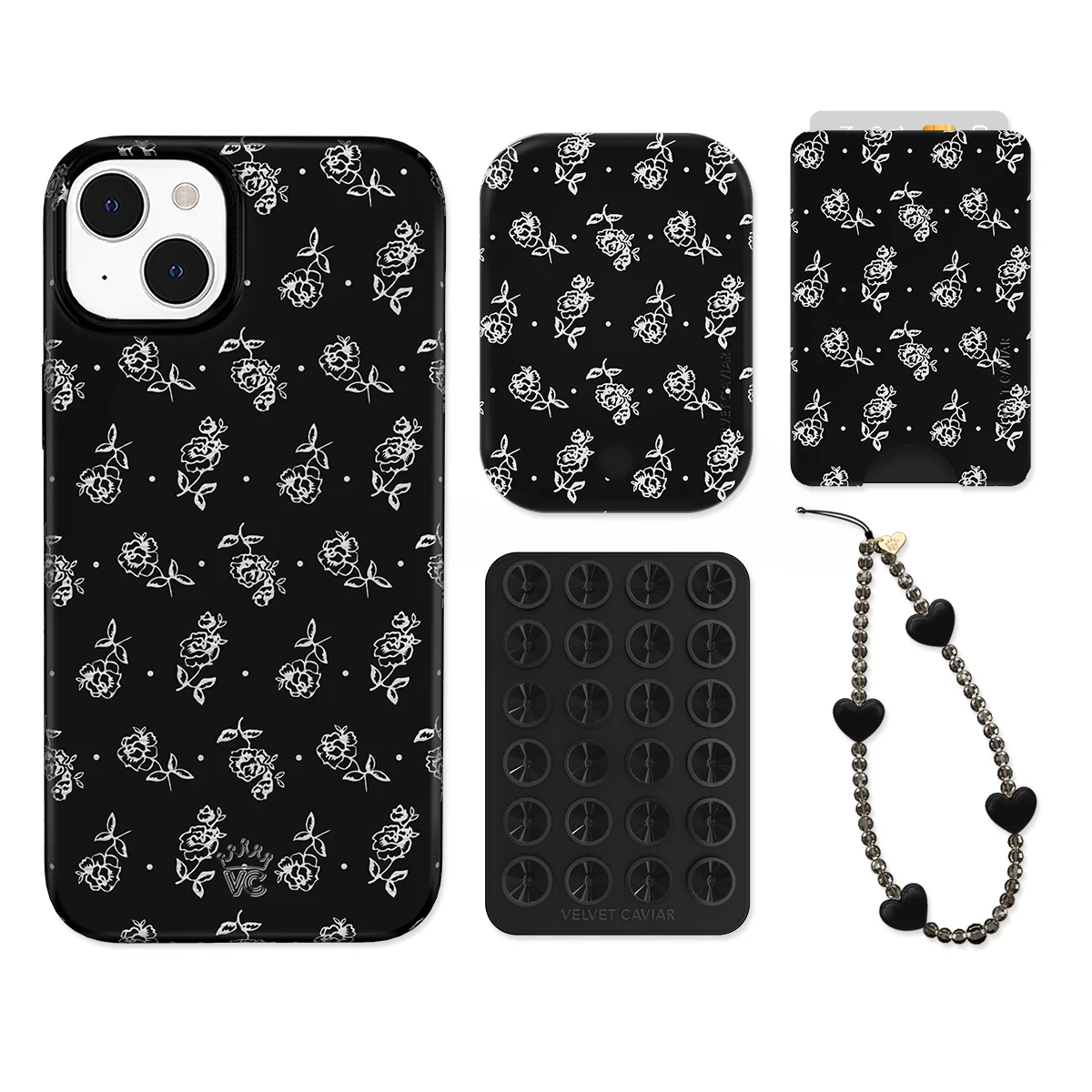 Vintage Roses iPhone Bundle Set - Wallet - Image 10