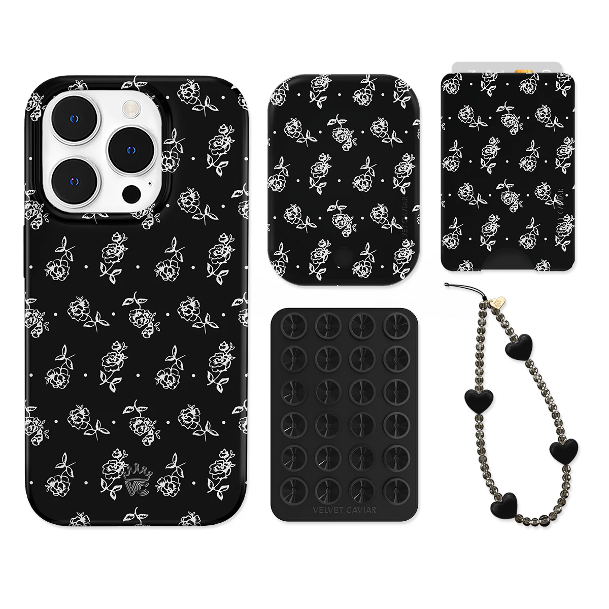 Vintage Roses iPhone Bundle Set - Wallet - Image 11