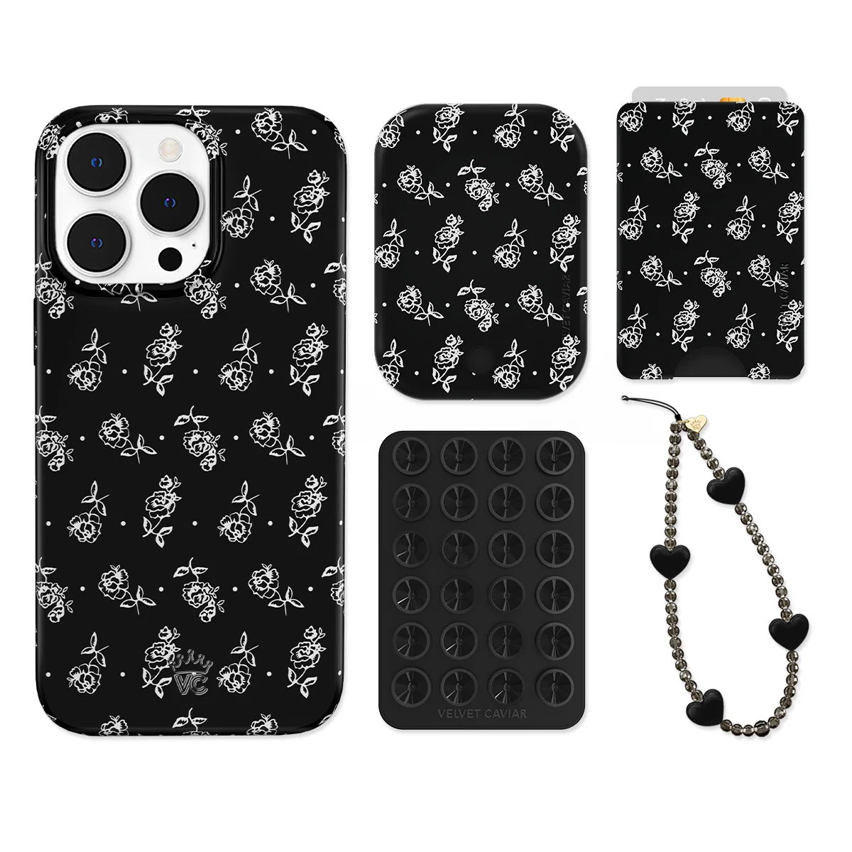 Vintage Roses iPhone Bundle Set - Wallet - Image 12