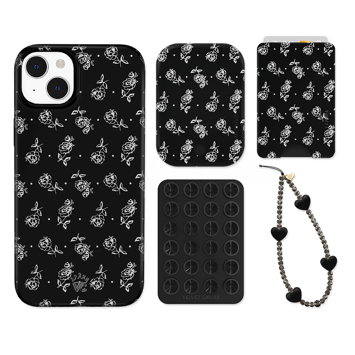Vintage Roses iPhone Bundle Set - Wallet - Image 13