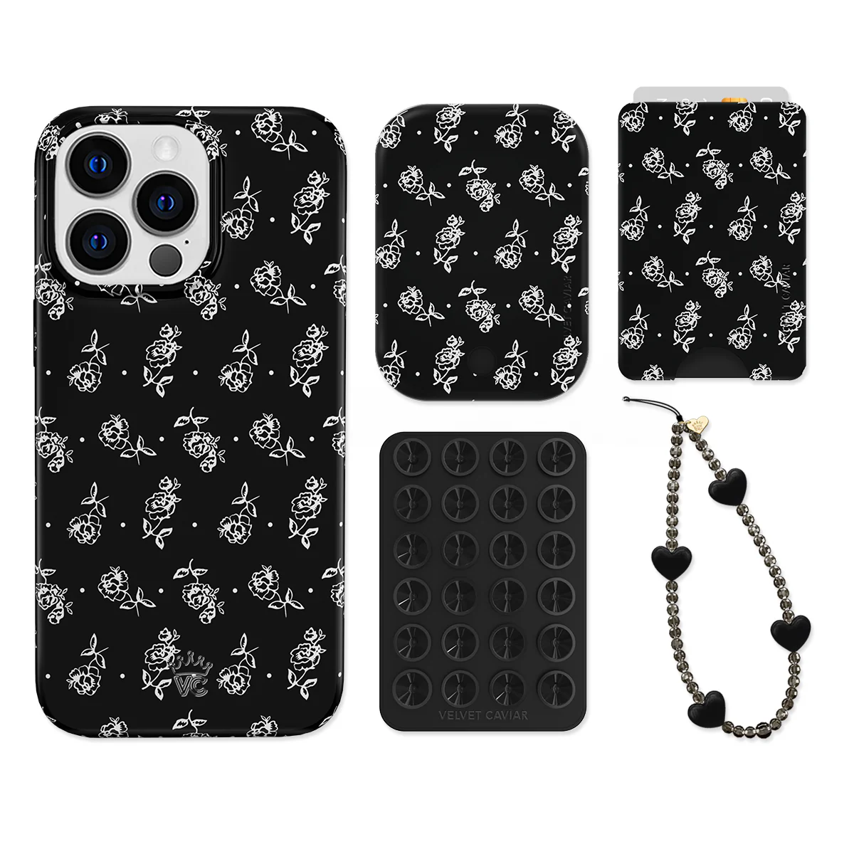 Vintage Roses iPhone Bundle Set - Wallet - Image 14