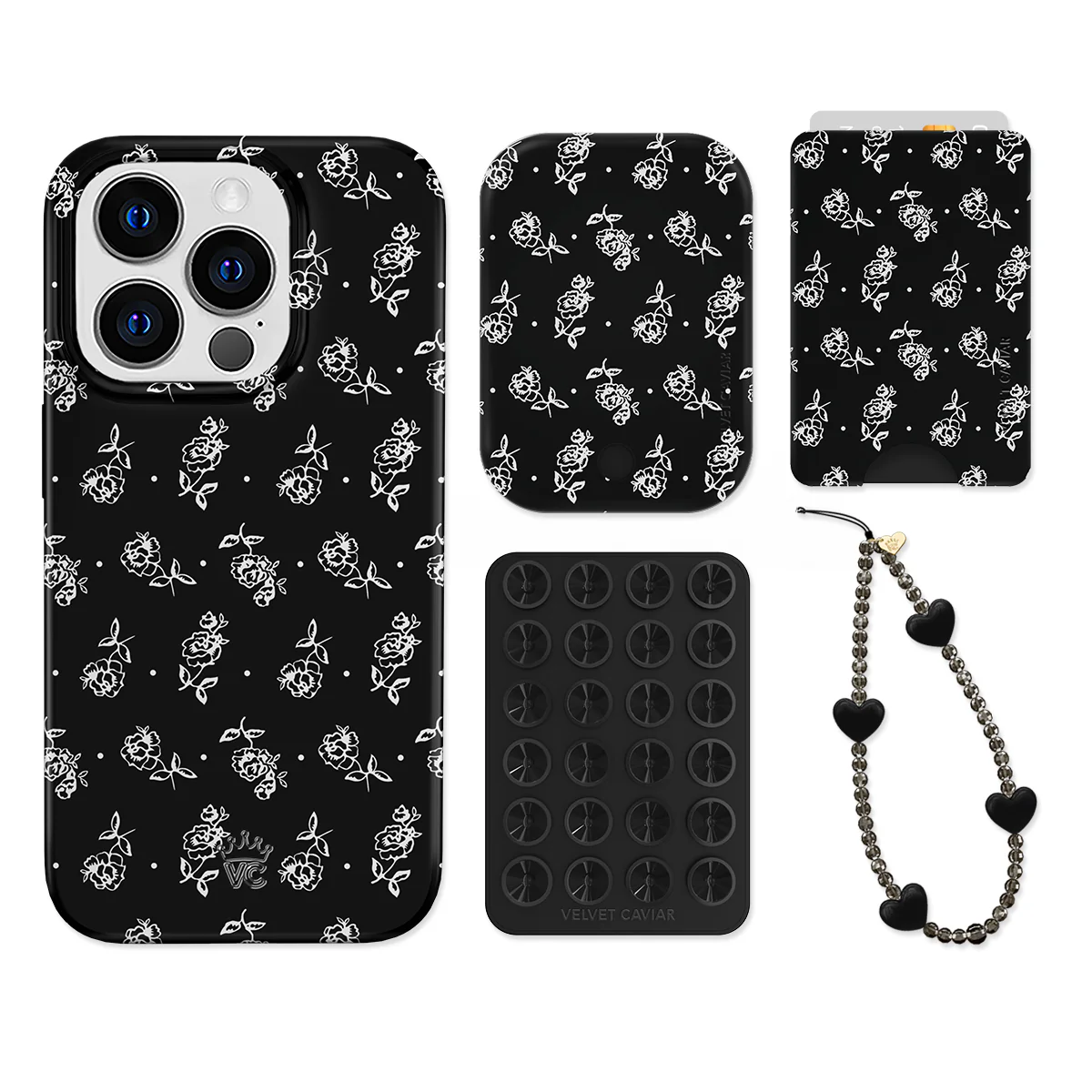 Vintage Roses iPhone Bundle Set - Wallet - Image 15