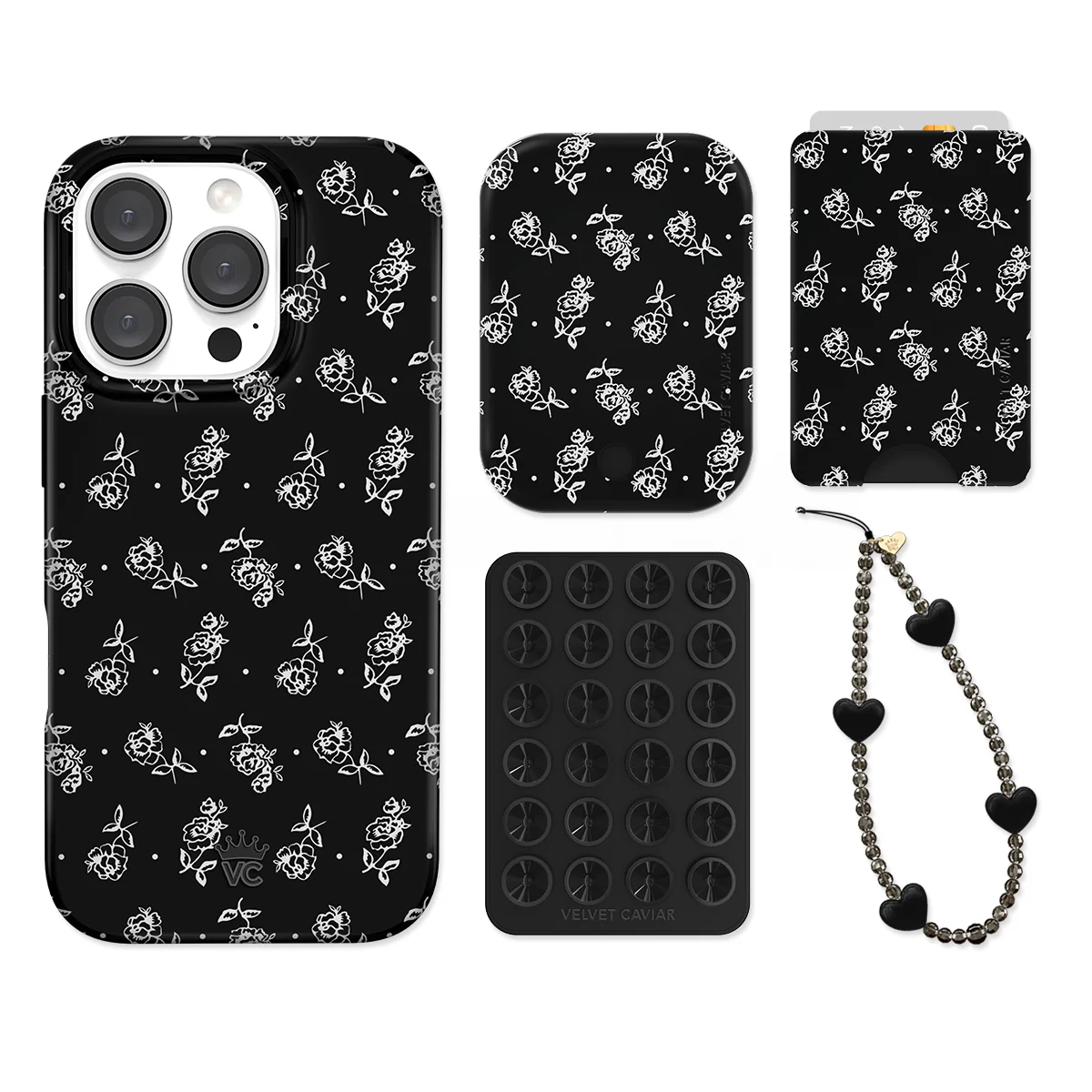 Vintage Roses iPhone Bundle Set - Wallet - Image 3