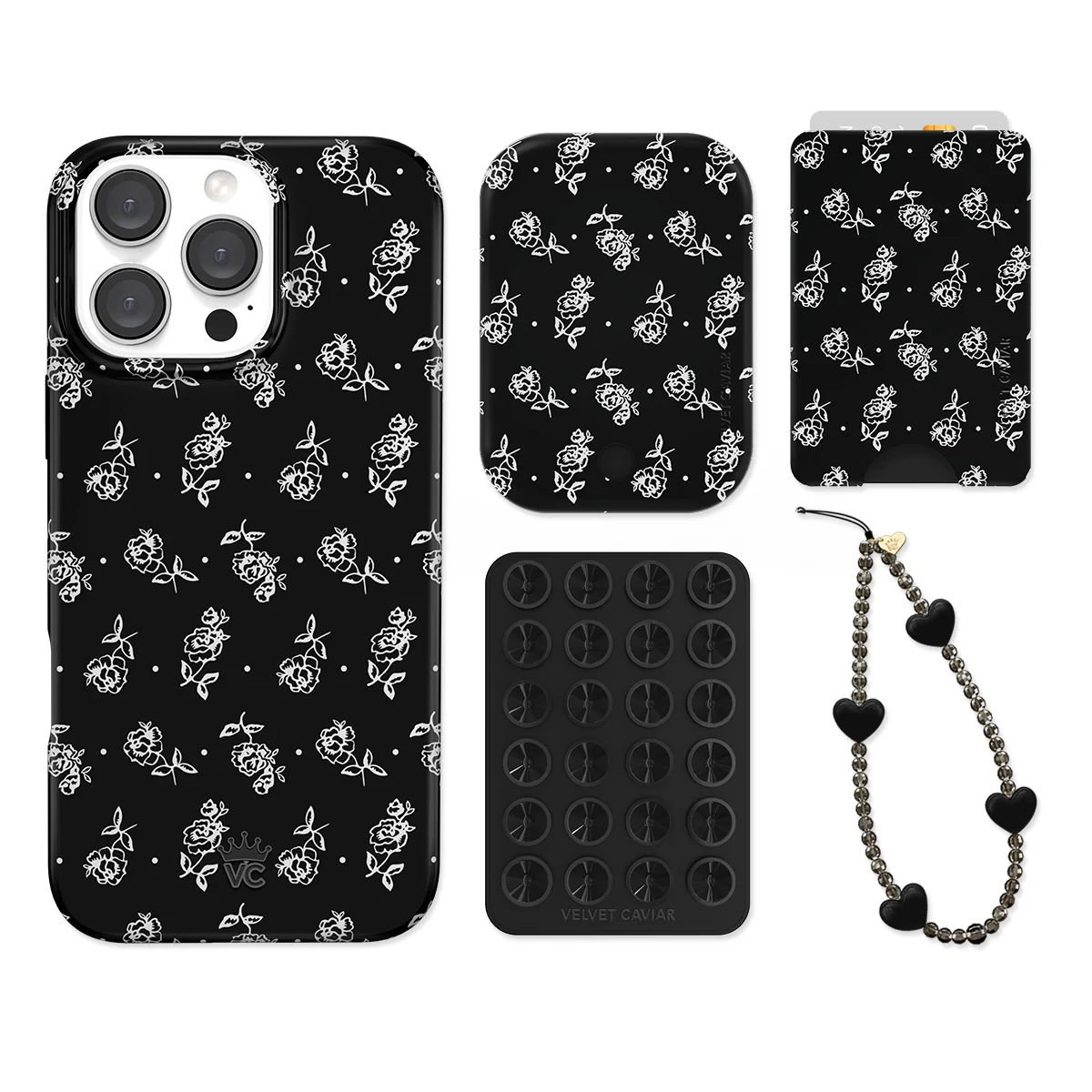 Vintage Roses iPhone Bundle Set - Wallet - Image 4