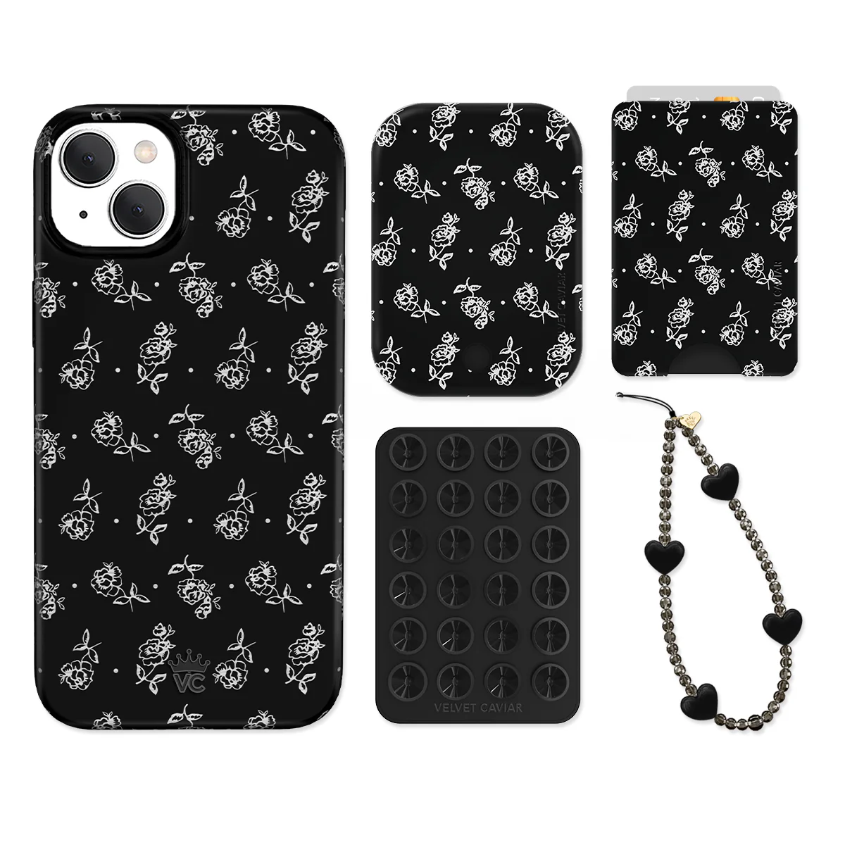 Vintage Roses iPhone Bundle Set - Wallet - Image 6