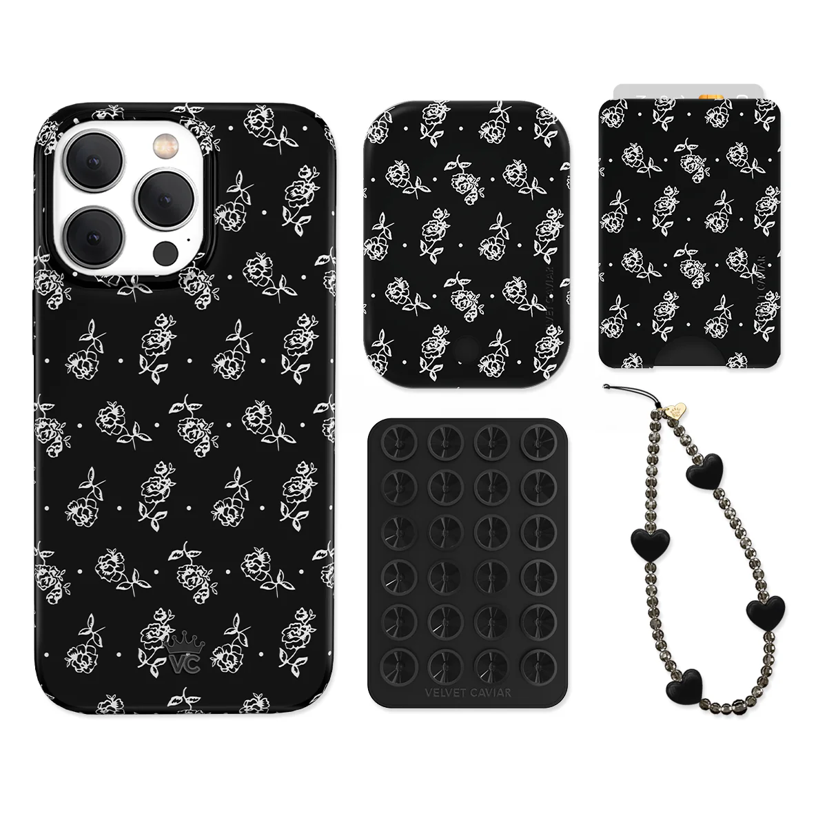Vintage Roses iPhone Bundle Set - Wallet - Image 8