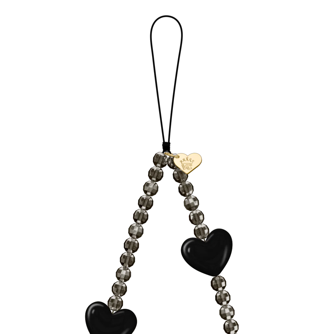 Black Heart Phone Charm - Image 4