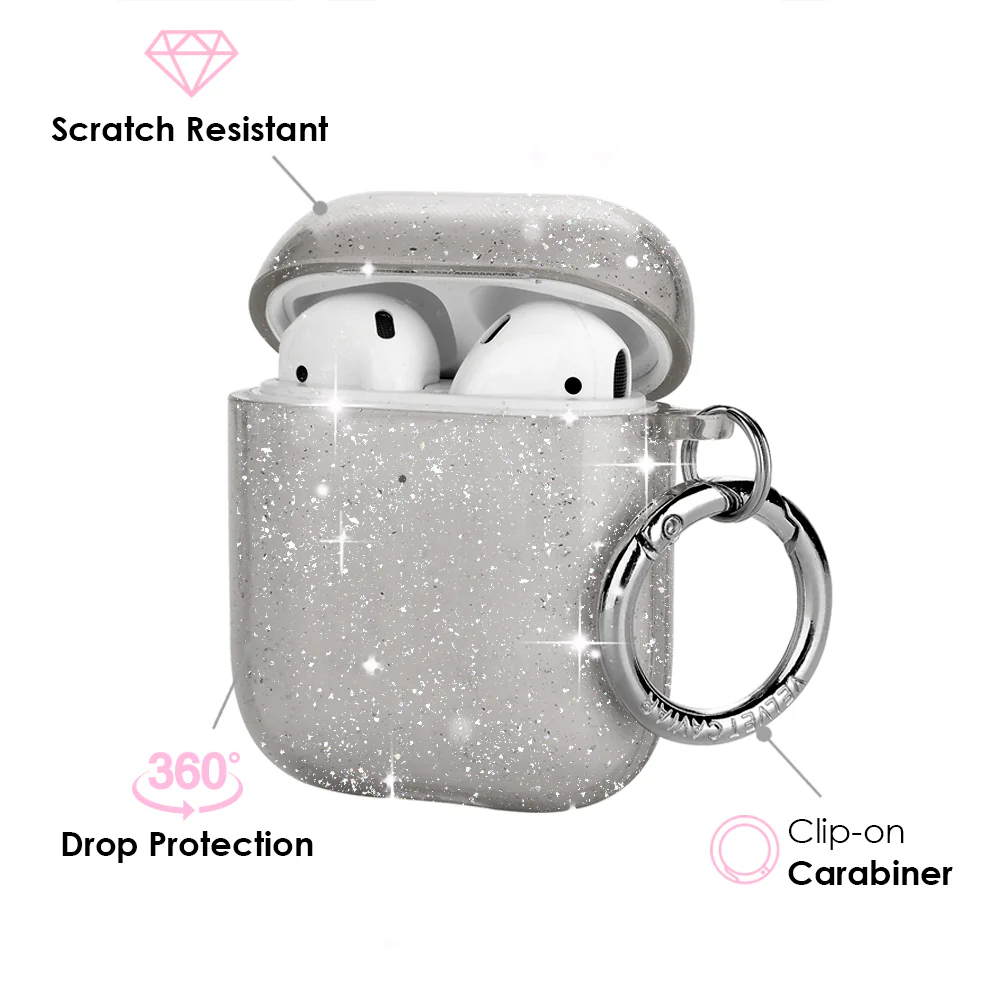 Grey Stardust AirPod Case - Image 3