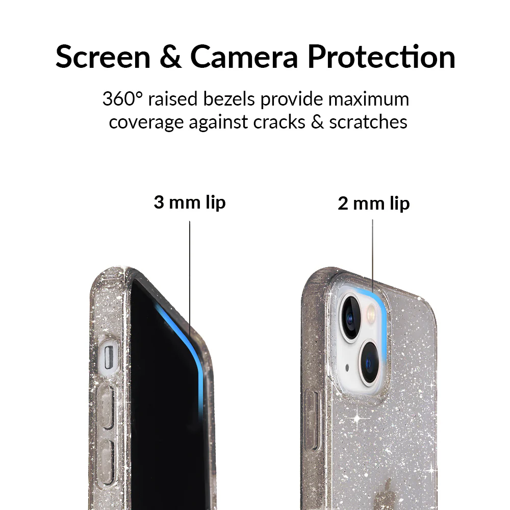 Grey Stardust Glitter iPhone Case - Image 12