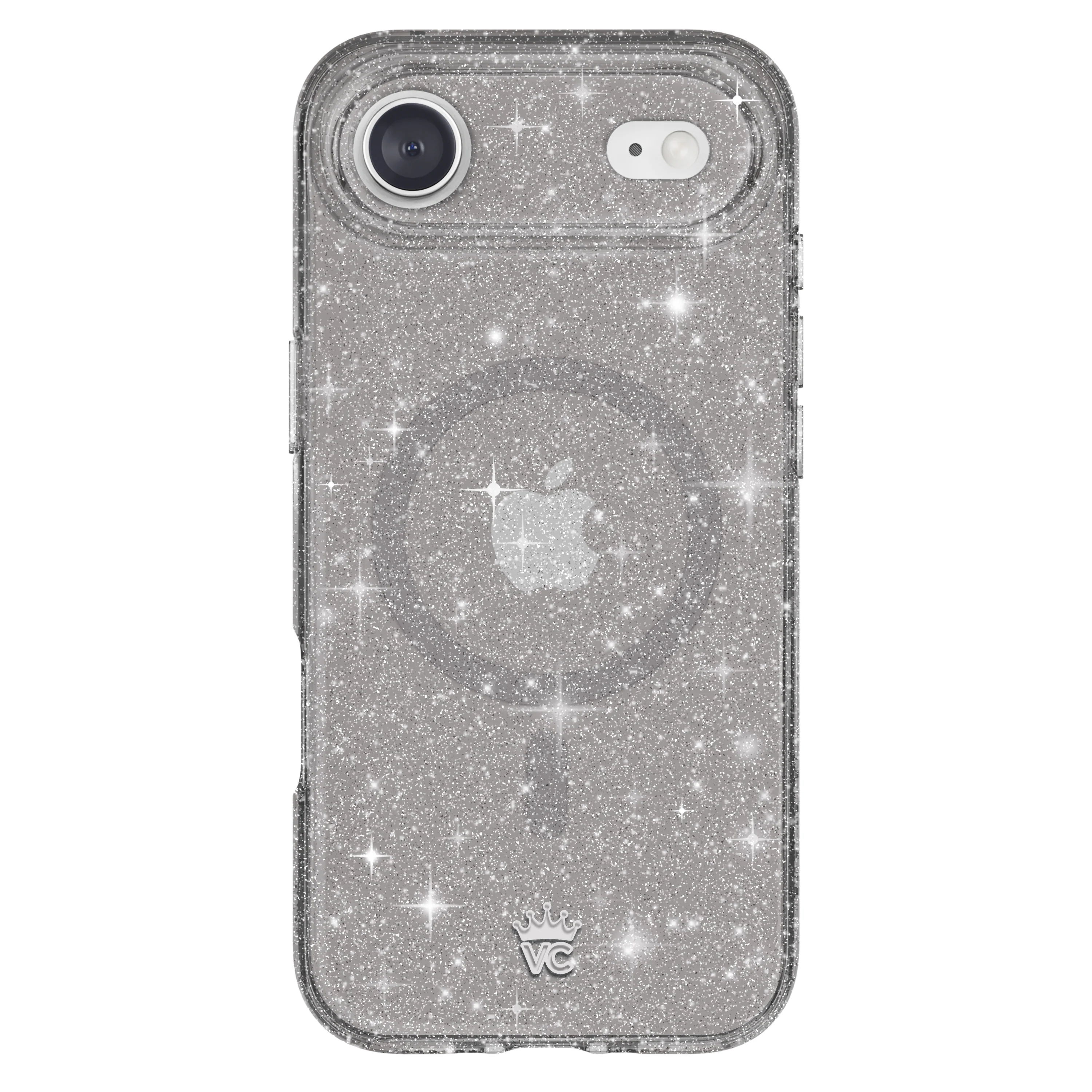Grey Stardust Glitter iPhone Case - Image 147