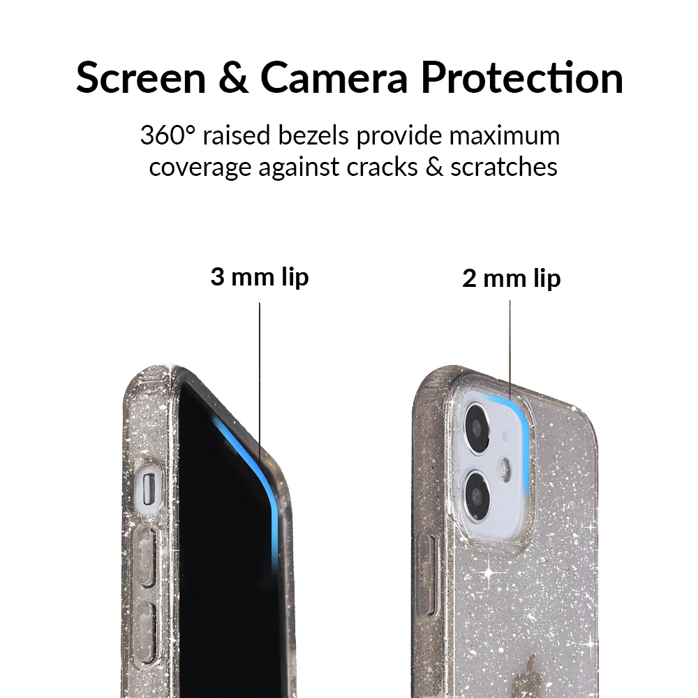 Grey Stardust Glitter iPhone Case - Image 22