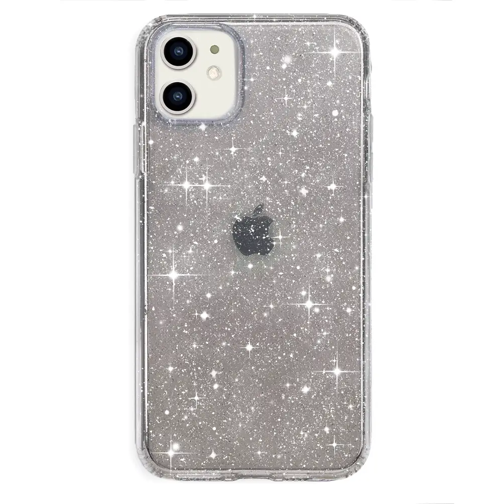 Grey Stardust Glitter iPhone Case - Image 26