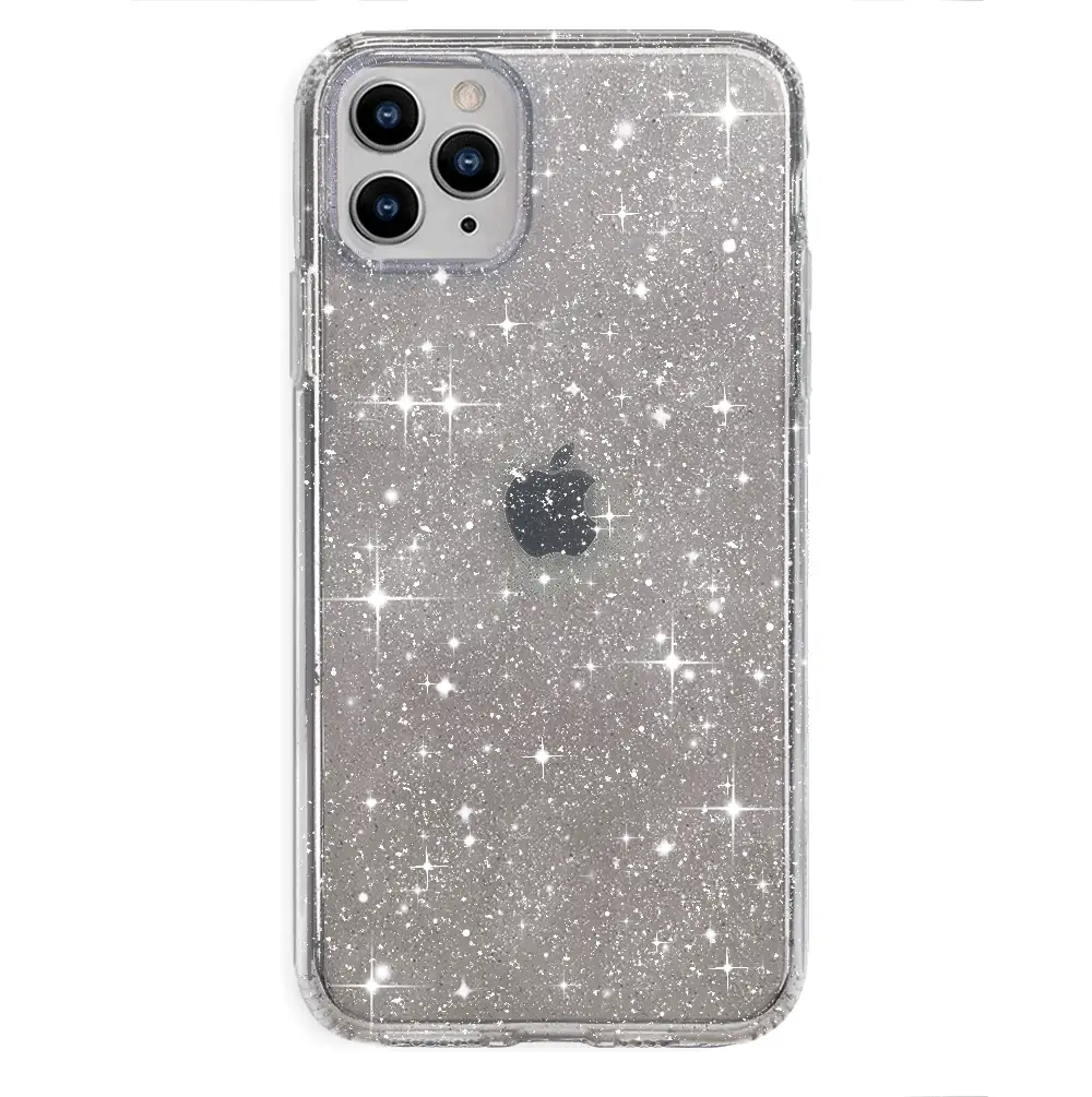 Grey Stardust Glitter iPhone Case - Image 36