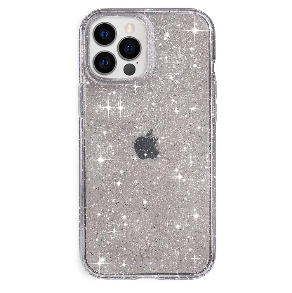 Grey Stardust Glitter iPhone Case - Image 6