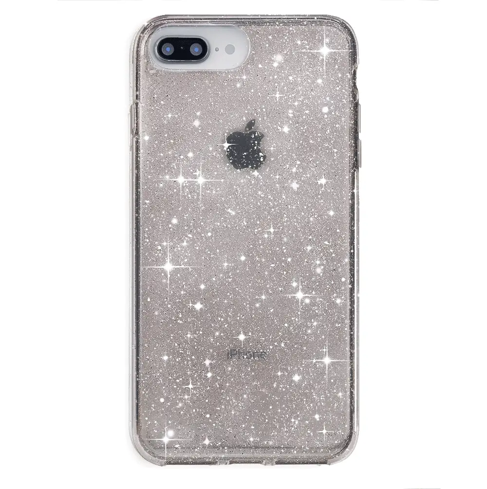 Grey Stardust Glitter iPhone Case - Image 61