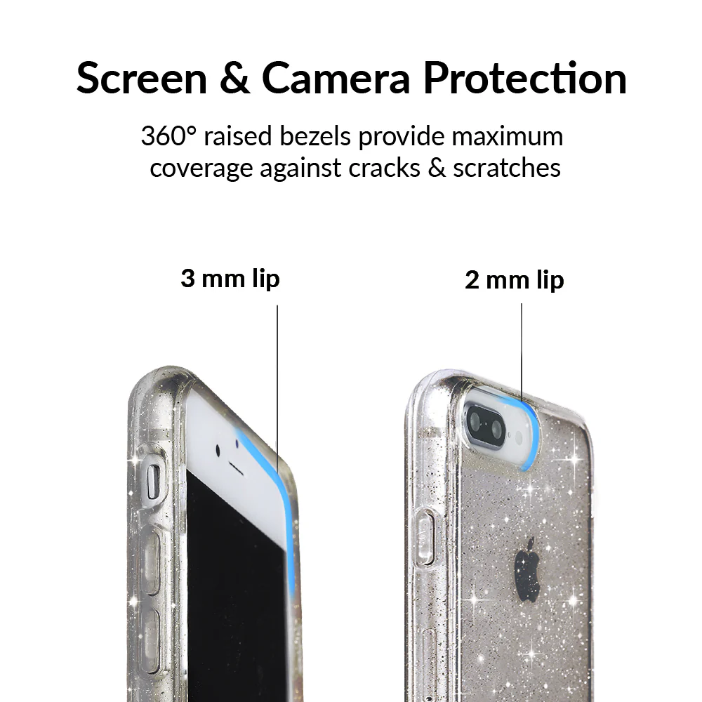 Grey Stardust Glitter iPhone Case - Image 62