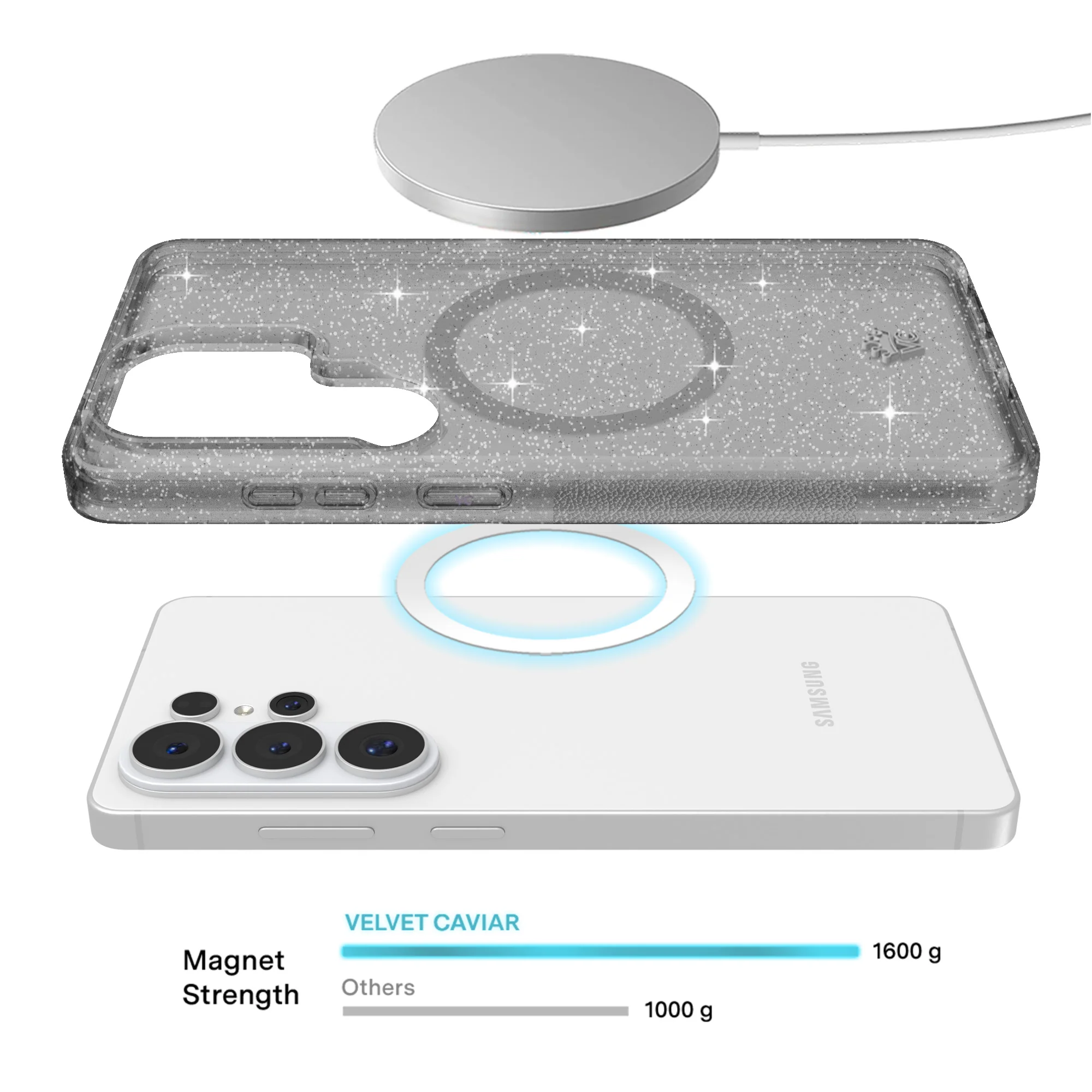Grey Stardust Samsung Case - Image 107