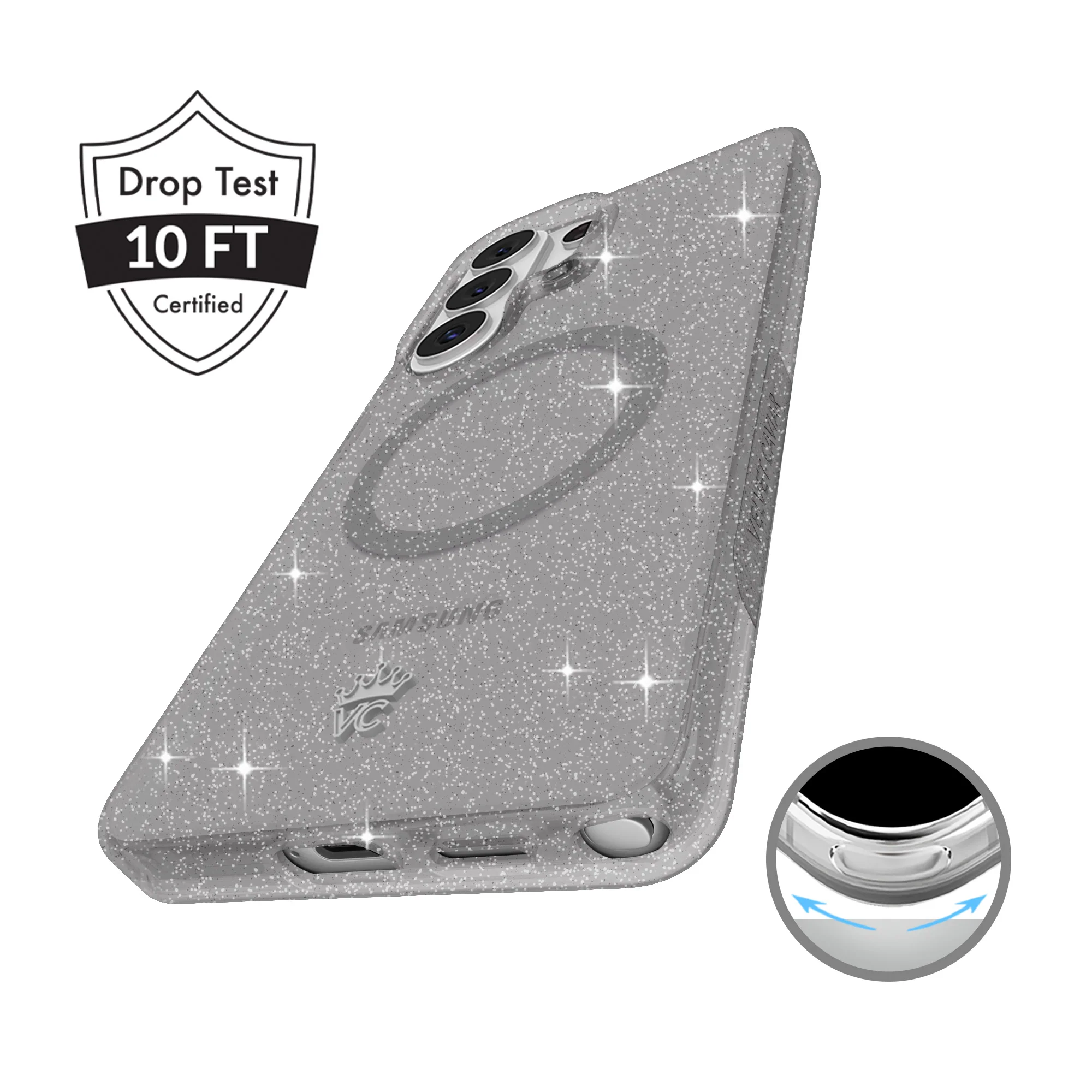 Grey Stardust Samsung Case - Image 108