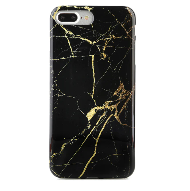 Black & Gold Marble iPhone Case - Image 19