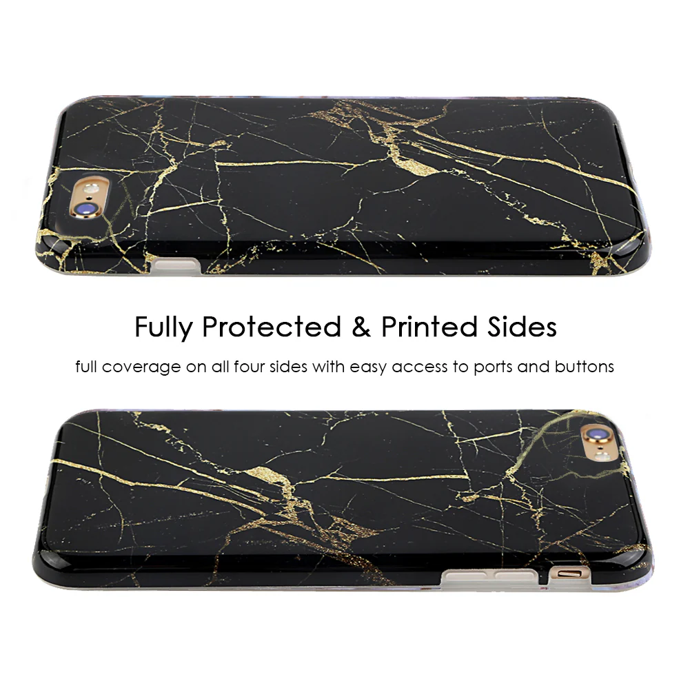 Black & Gold Marble iPhone Case - Image 25